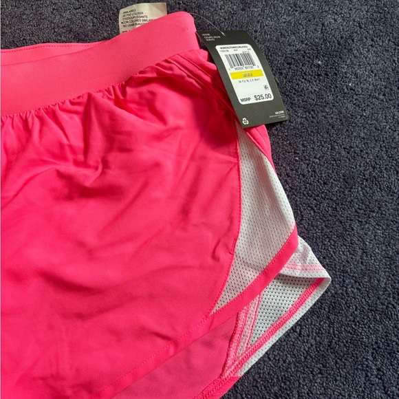 NWT neon pink Under Armour shorts - Picture 2 of 5